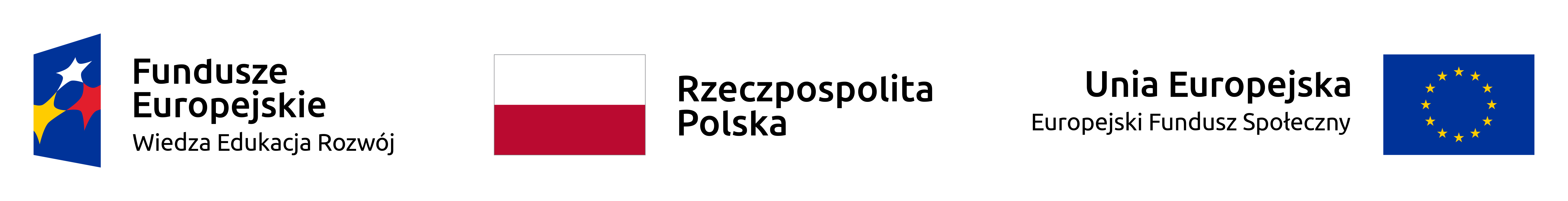 Logo Funduszy Europejskich - Wiedza, Edukacja, Rozwój, Rzeczpospolitej Polski, Unii Europejskiej. 