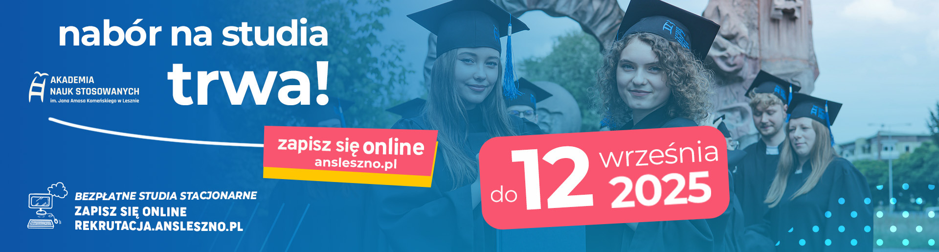 Nabór na studia trwa do 12 września 2025 r.