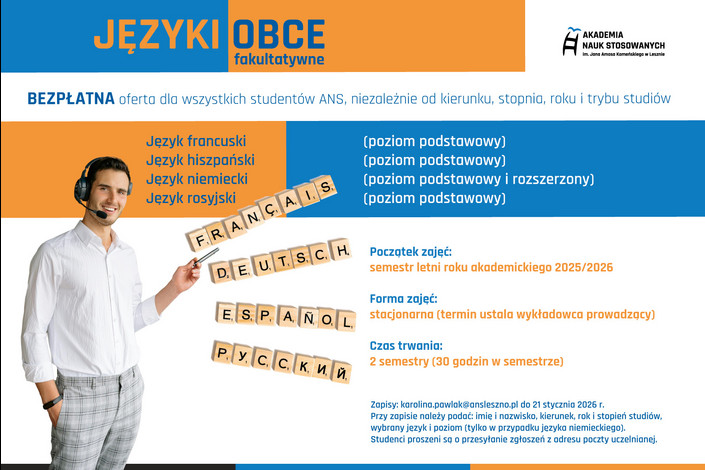 BEZPŁATNE fakultety z języków obcych!