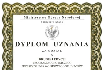 Dyplom uznania