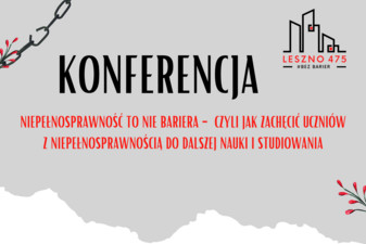 Konferencja pt. Niepełnosprawność to nie bariera-