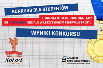 Wyniki konkursu dla studentów - Leszczyński Festiwal Sportu